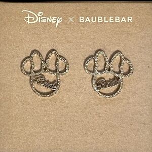 Disney Baublebar Bride Earrings rhinestone
